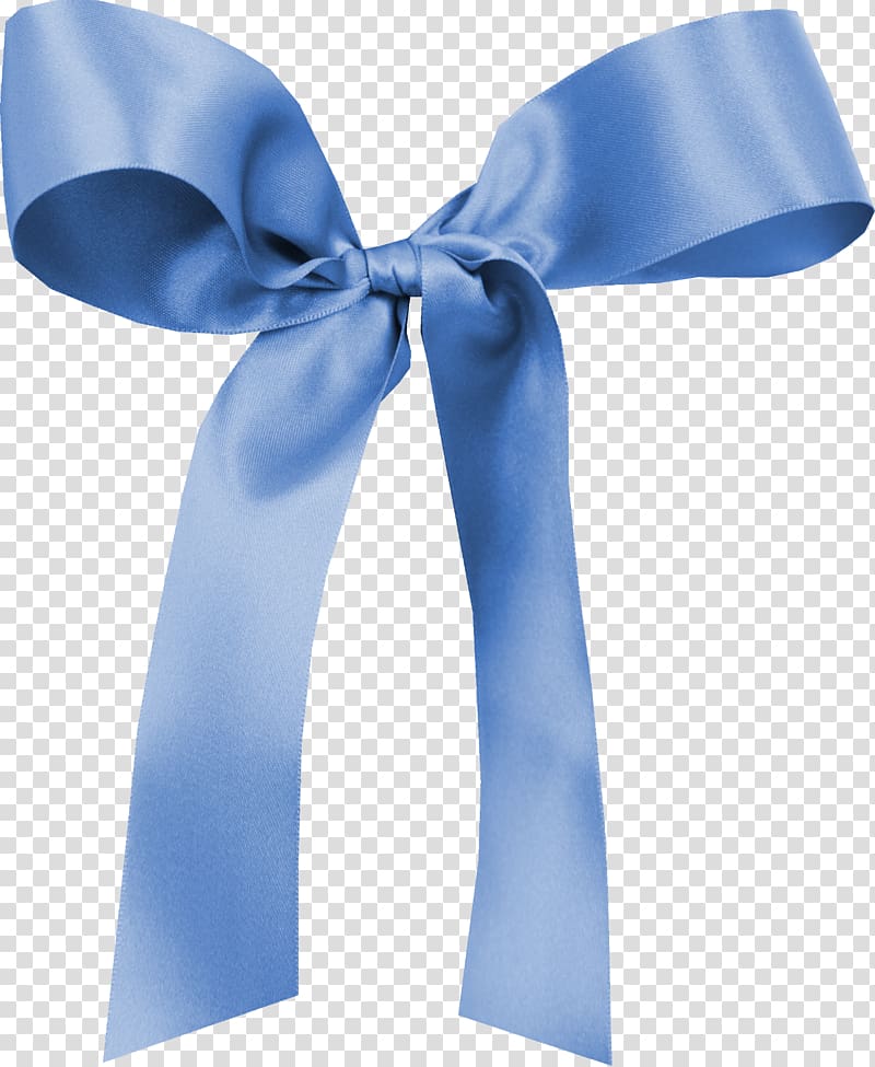 Towel Bow tie Satin Duvet Blue, satin transparent background PNG clipart