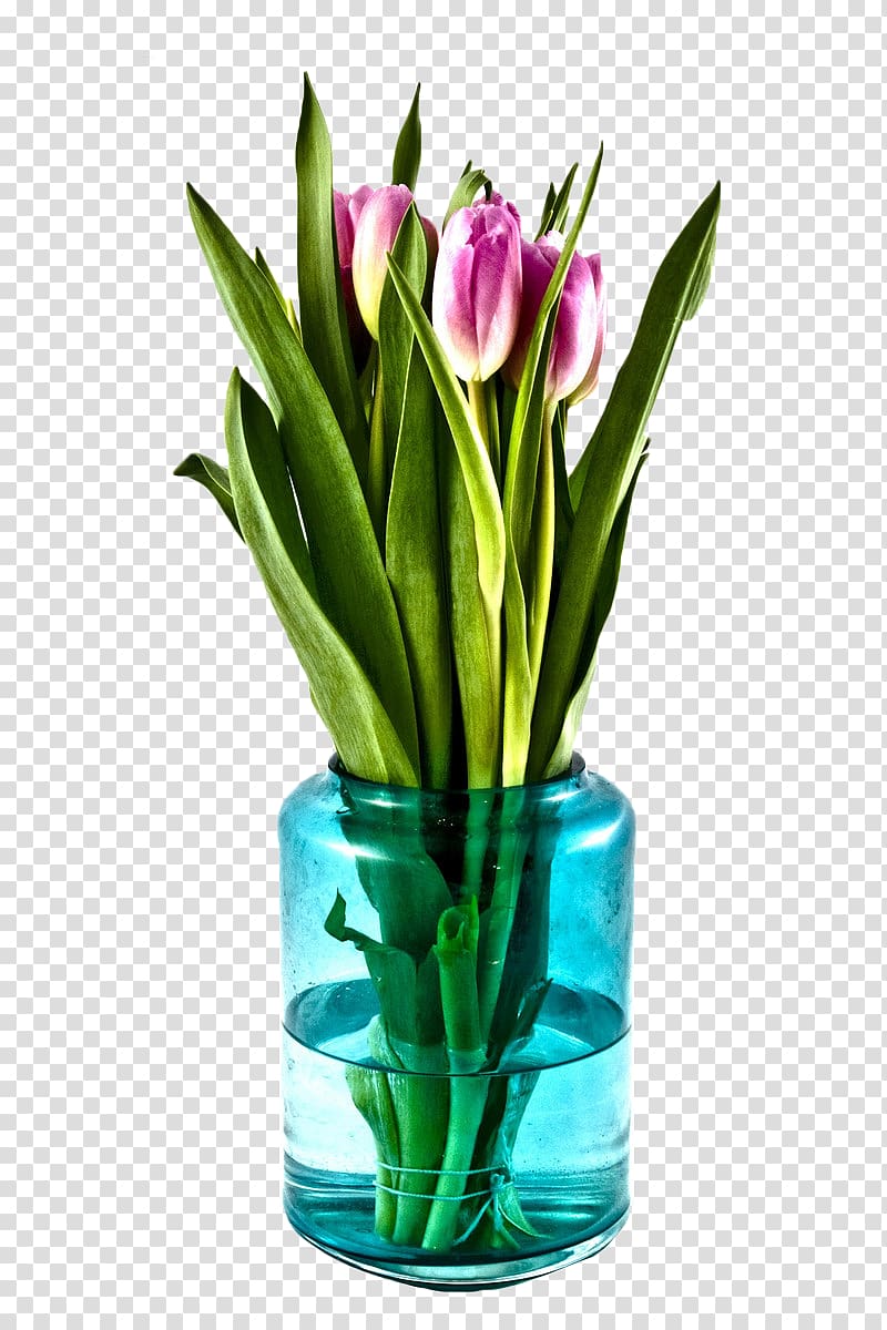 Flower bouquet Vase Tulip Ornament, Floral flower ornaments transparent background PNG clipart