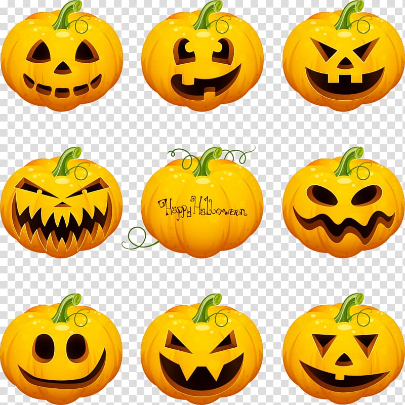 Halloween Jack-o'-lantern Pumpkin Calabaza Adhesive tape, material Halloween pumpkin transparent background PNG clipart