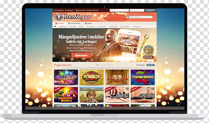 LeoVegas Online Casino Gratis High roller, Leo Vegas International Ltd transparent background PNG clipart