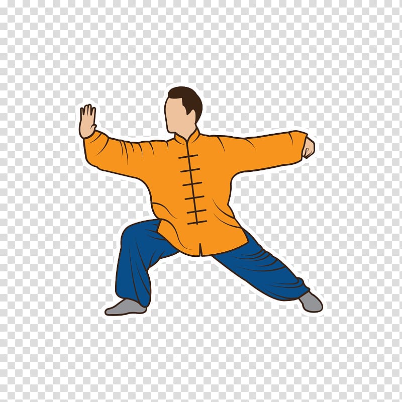 Chinese martial arts Tai chi graphics , tai chi exercise transparent background PNG clipart