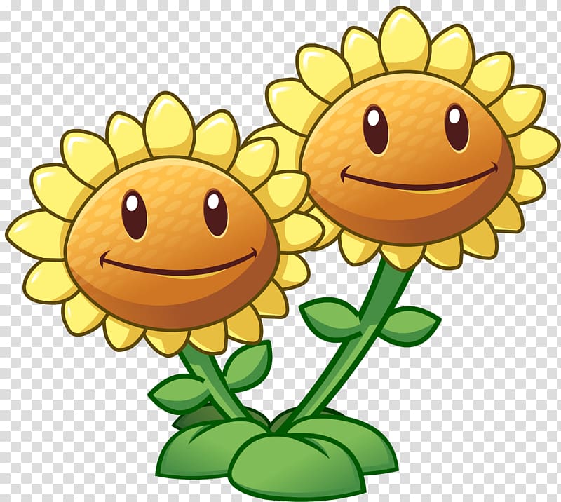 Plants vs. Zombies 2: It\'s About Time Plants vs. Zombies: Garden Warfare 2 Common sunflower, Plants vs Zombies transparent background PNG clipart