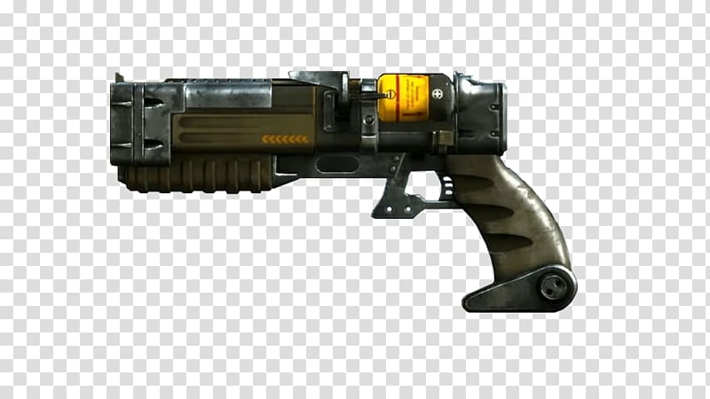 black and yellow gun, Fallout 4 Laser Pistol transparent background PNG clipart