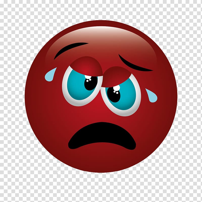 Crying Cartoon , Lovely big face transparent background PNG clipart