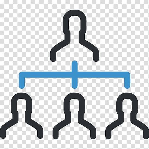 Hierarchical organization Business Management Organizational structure, iconos de redes transparent background PNG clipart