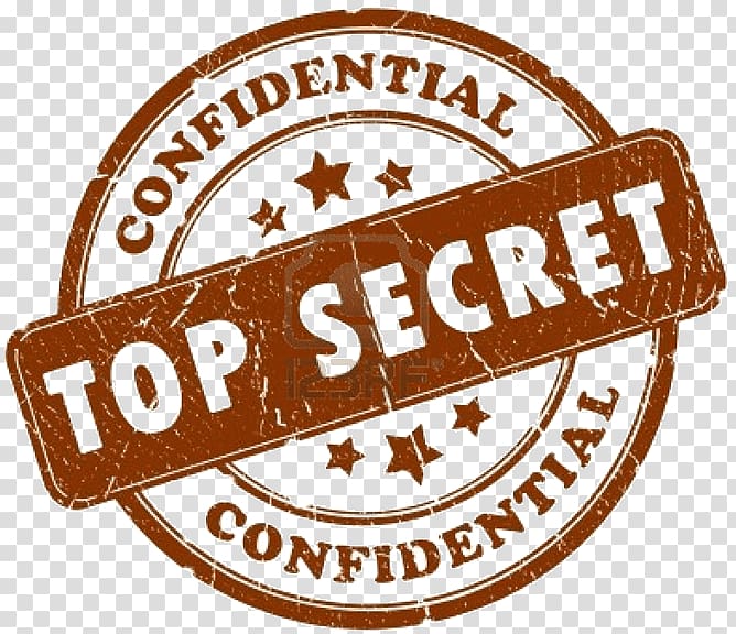 Secrecy Information Non-disclosure agreement Confidencialidad, top secret transparent background PNG clipart