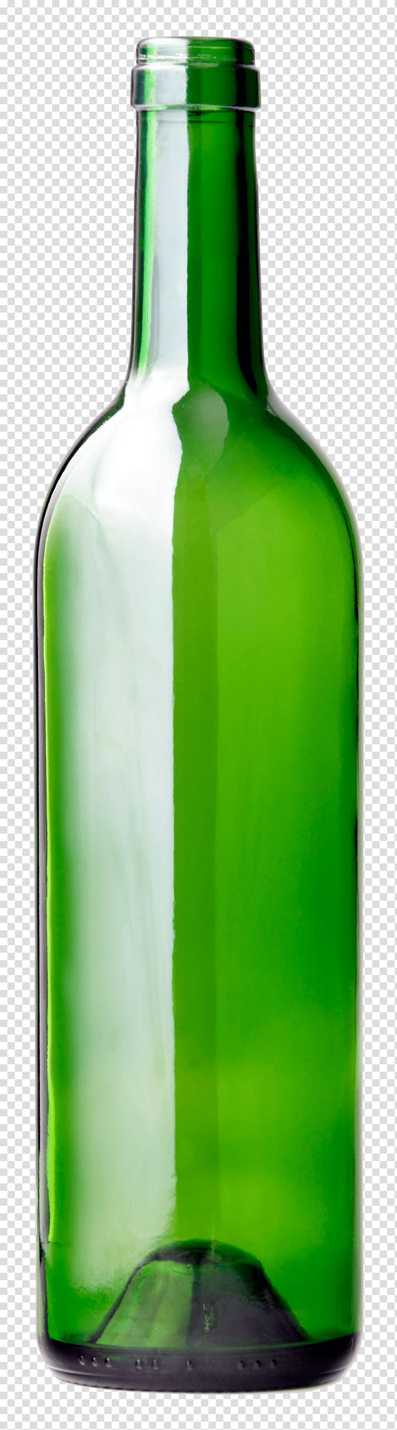 green glass bottle illustration, Bottle Long Green transparent background PNG clipart
