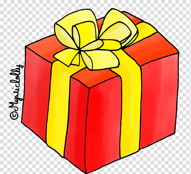 Drawing Christmas gift-bringer, gift transparent background PNG clipart
