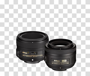 Nikon AF-S DX Nikkor 35mm f/1.8G Digital SLR Nikon AF-S Nikkor 50mm F/1.8G Nikon DX format, camera lens transparent background PNG clipart thumbnail