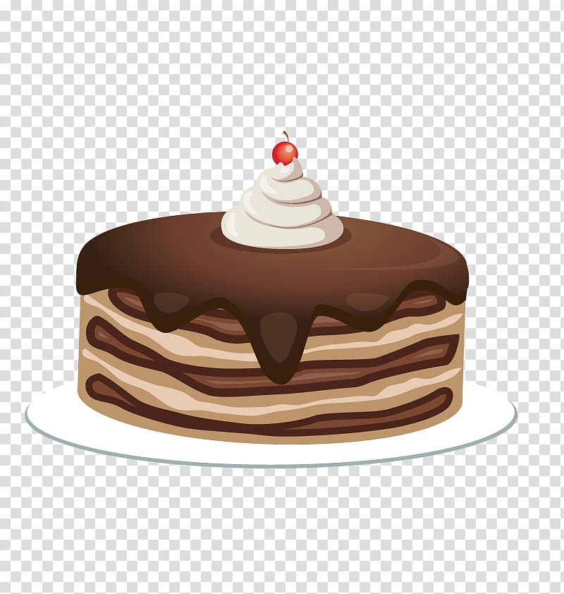 chocolate cake transparent background PNG clipart