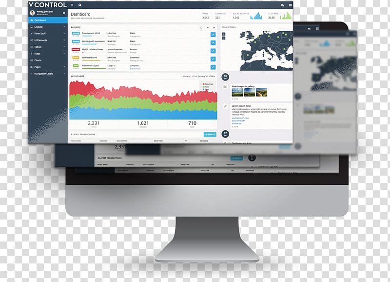 Responsive web design Computer Software Template Bootstrap Joomla, Frontend transparent background PNG clipart