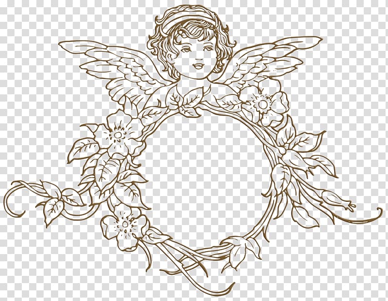 Angel Frames, angel transparent background PNG clipart