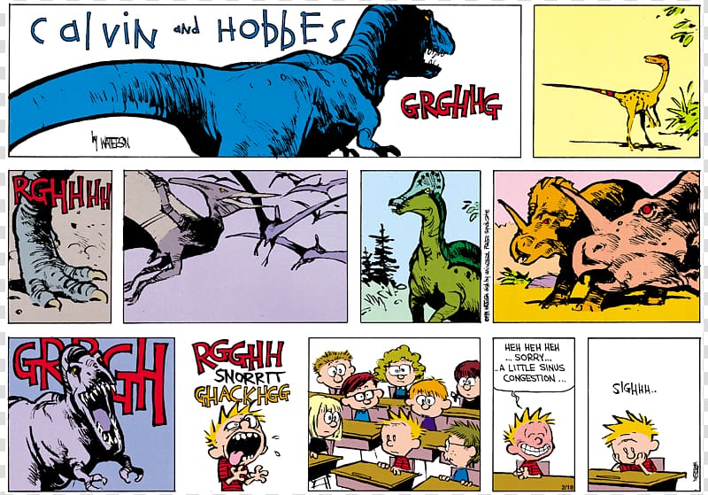 The Complete Calvin & Hobbes Calvin and Hobbes Comic strip, calvin and hobbes transparent background PNG clipart