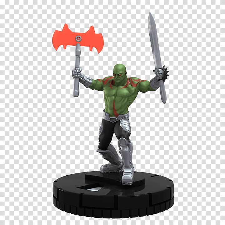 HeroClix Drax the Destroyer Groot Rocket Raccoon Star-Lord, rocket raccoon transparent background PNG clipart