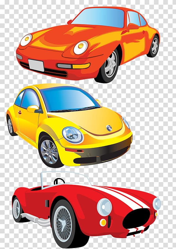 Sports car Ferrari Euclidean , Cartoon Taxi BMW transparent background PNG clipart