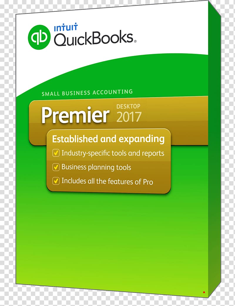 QuickBooks Computer Software 2015–16 Premier League Accounting software, accountant transparent background PNG clipart