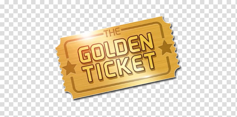 Golden Ticket Art YouTube Willy Wonka, youtube transparent background PNG clipart
