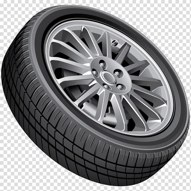 Car Wheel , Black car tires transparent background PNG clipart