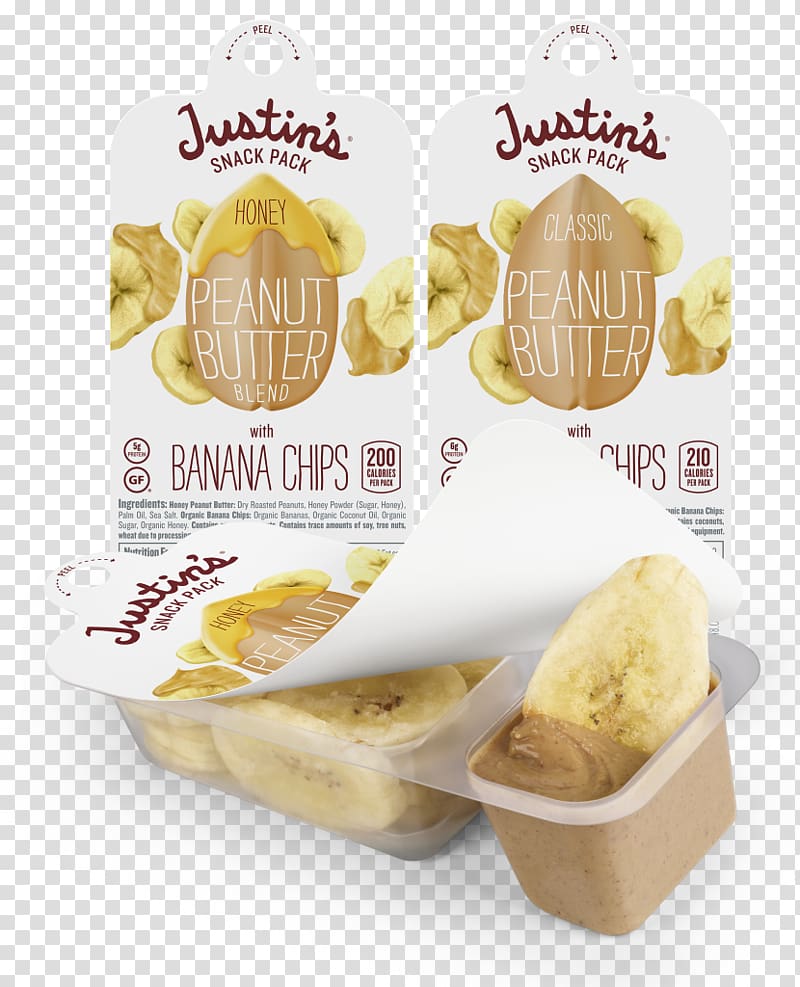 Peanut butter cup Banana bread Justin's Banana chip, banana transparent background PNG clipart