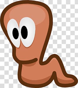 Worms game transparent background PNG clipart