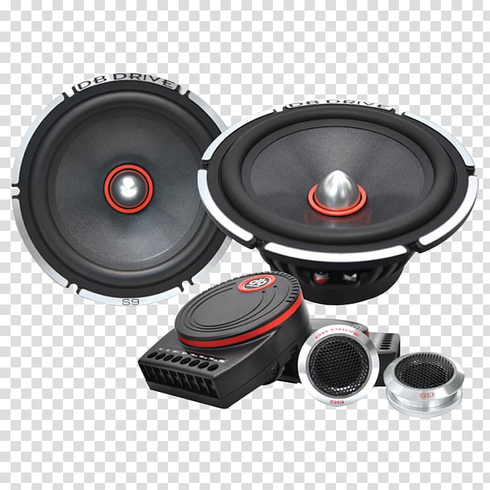 Computer speakers Subwoofer Vehicle horn db Research L.L.P db S9 6C Speaker Loudspeaker, car transparent background PNG clipart