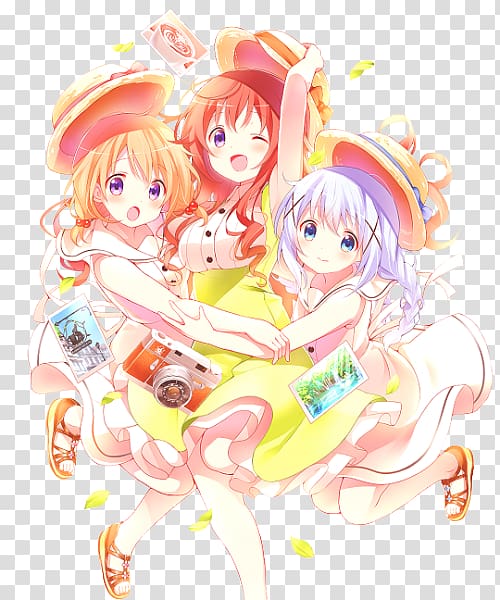 Is the Order a Rabbit? Petit Rabbit’s Caffè mocha Anime Mangaka, Kafuu Chino transparent background PNG clipart