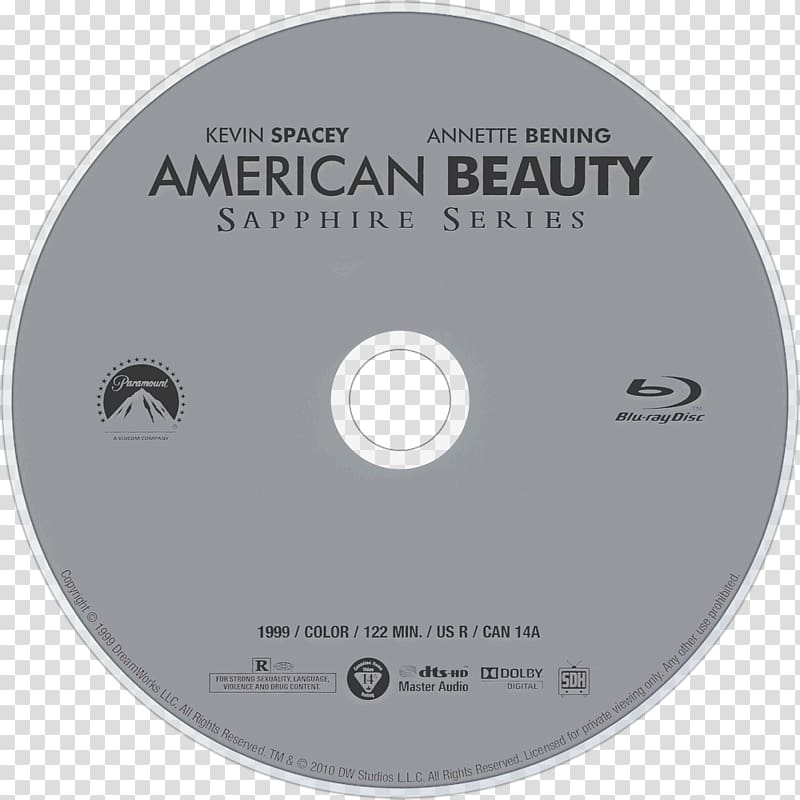 Compact disc Blu-ray disc Television 0, american beauty transparent background PNG clipart