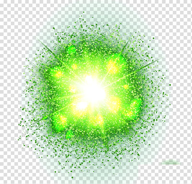 Green light effect round transparent background PNG clipart | HiClipart