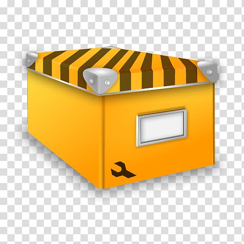 Cardboard box Packaging and labeling Icon, Toolbox transparent background PNG clipart