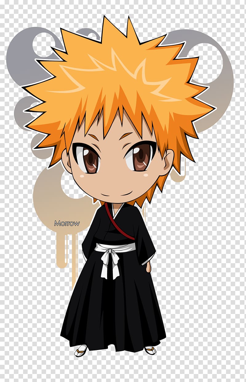 Ichigo Kurosaki Rukia Kuchiki Chibi Drawing Bleach, ichigo kurosaki transparent background PNG clipart