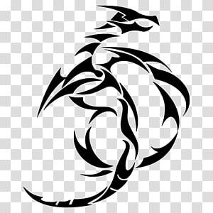 Download Paper - Cut Tattoo Sleeve Chinese Dragon Coverup Hq Dragon Tribal  Png,Chinese Dragon Transparent - free transparent png images 