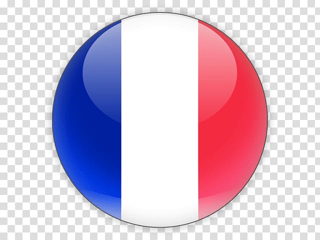 blue, white, and red flag illustration, Round France Flag transparent background PNG clipart