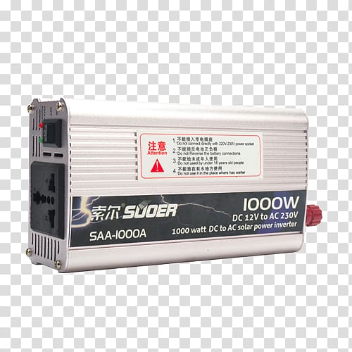 Power inverter Solar inverter Power supply Direct current, Sol Power Inverter transparent background PNG clipart