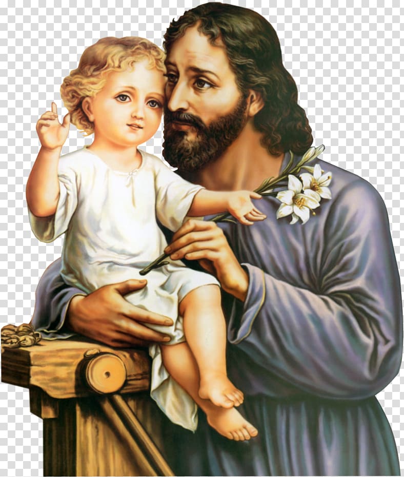 Mary Saint Joseph Giuseppe Name Day Father\'s Day, Mary transparent background PNG clipart