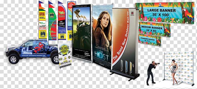 Digital printing Vinyl banners Wide-format printer, product transparent background PNG clipart