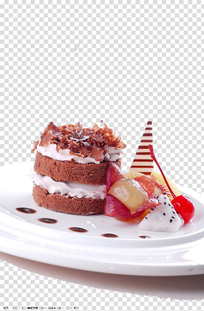 Black Forest gateau Chocolate cake Fruitcake Red velvet cake Torte, Hawthorn fruit cake transparent background PNG clipart