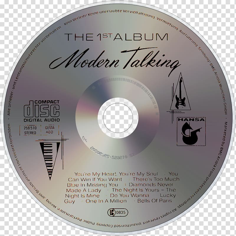 Compact disc Back for Good Modern Talking, Modern Talking transparent background PNG clipart