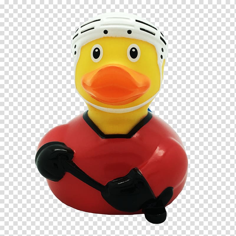 Rubber duck Ice hockey Domestic duck, rubber duck transparent background PNG clipart