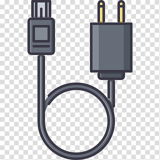 Electrical cable AC adapter Computer Icons Micro-USB, USB transparent background PNG clipart