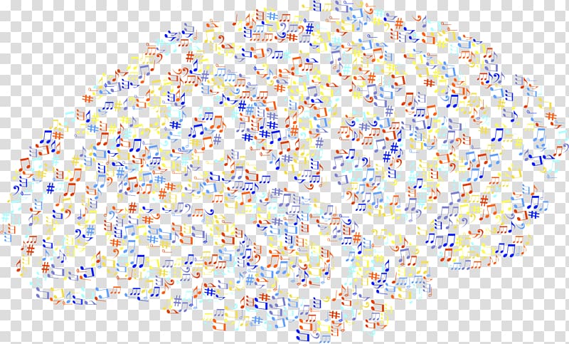 Artificial intelligence Brain Music , well packed transparent background PNG clipart