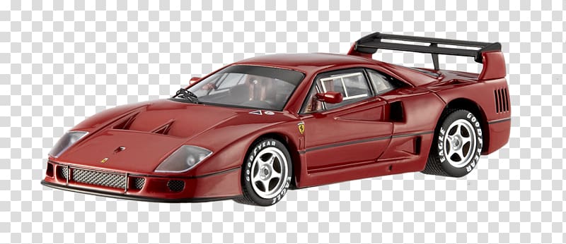 Ferrari F40 Model car Ferrari 612 Scaglietti, Ferrari F40 transparent background PNG clipart