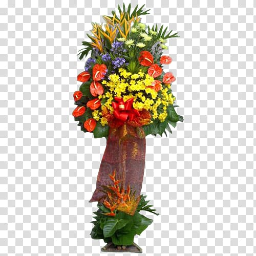 Floral design Cut flowers Flower bouquet Floristry, ribbon cutting ceremony transparent background PNG clipart