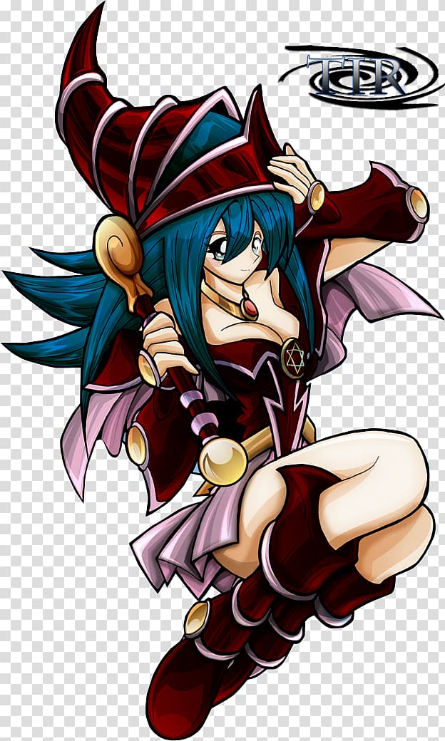 Yu-Gi-Oh! Trading Card Game Mangaka Anime, dark magician girl transparent background PNG clipart