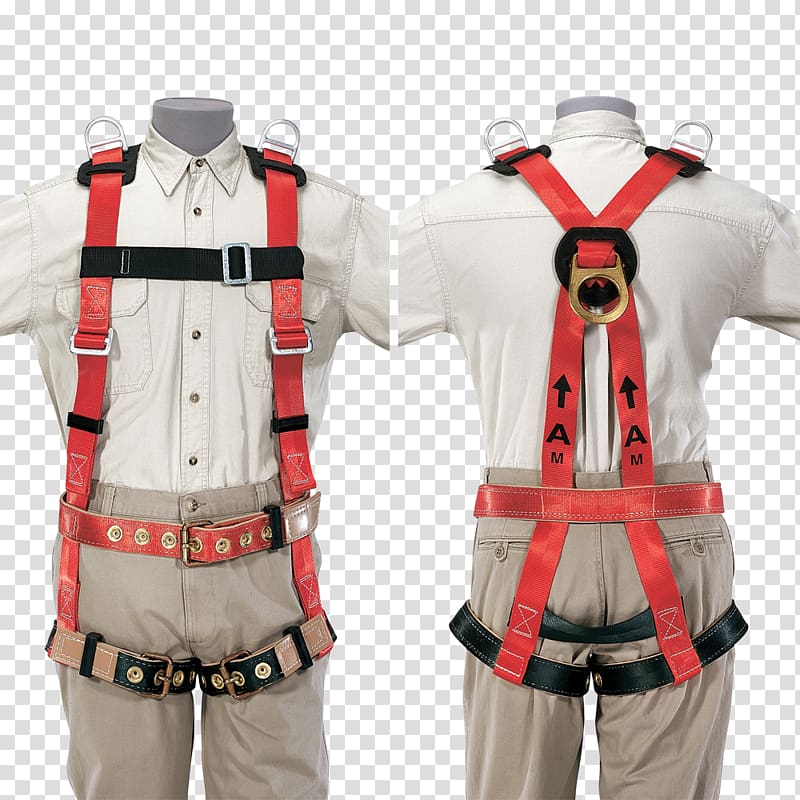 Climbing Harnesses Klein Tools Safety harness Fall arrest, harness transparent background PNG clipart