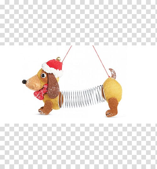 Dachshund Slinky Dog Sheriff Woody Christmas ornament, slinky dog transparent background PNG clipart