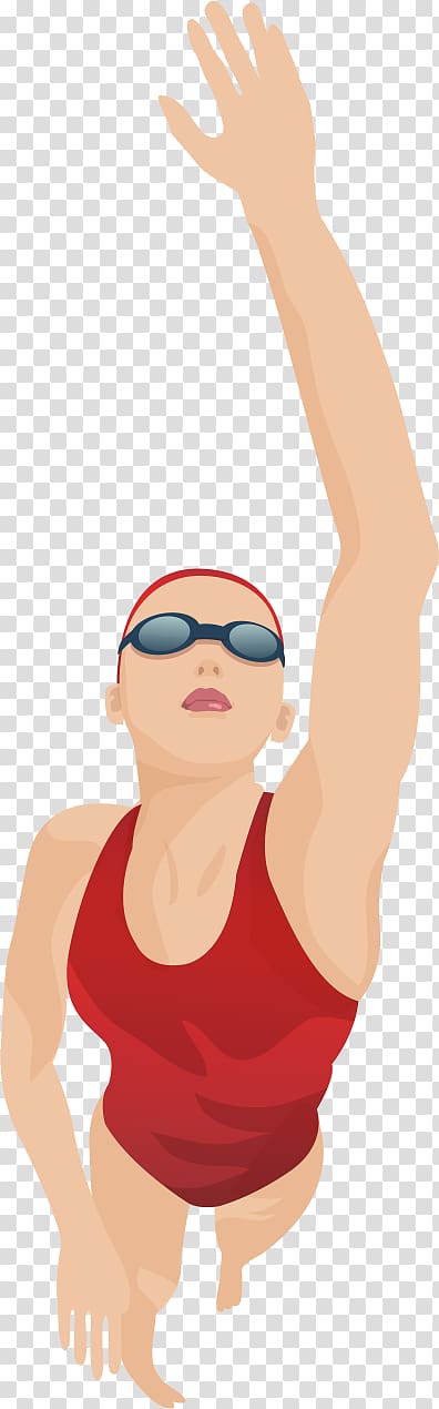 Swimming , Women\'s swimming transparent background PNG clipart