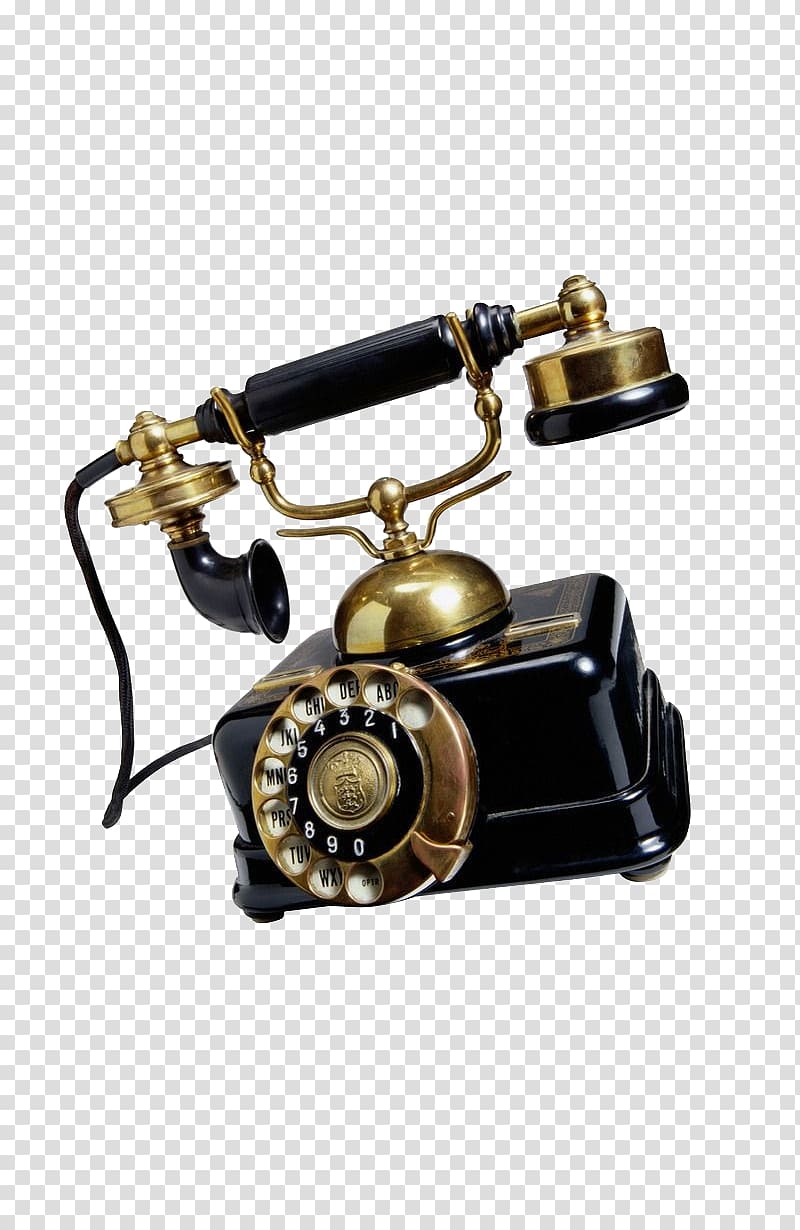 Telephone Mobile Phones Computer Icons, Vintage dial telephone transparent background PNG clipart
