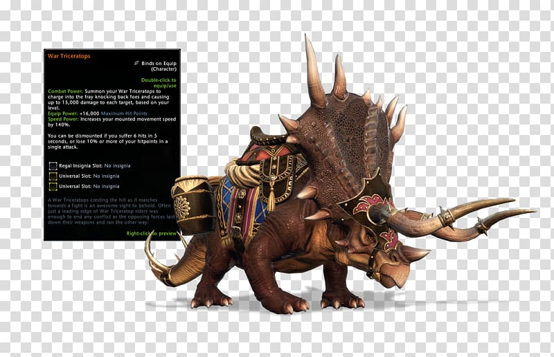 Neverwinter Triceratops Dungeons & Dragons Role-playing game Dinosaur, dinosaur transparent background PNG clipart