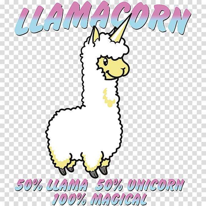 Llama transfer agent Unicorn , Unicorn CLOUD transparent background PNG clipart