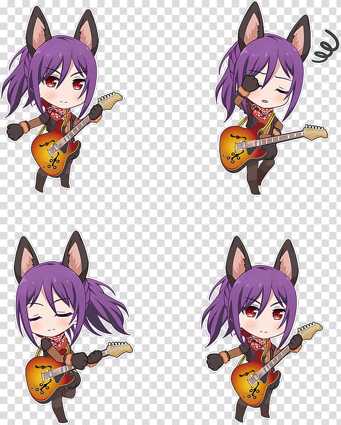 BanG Dream! Craft Egg Hello, Happy World! Rhythm game, Roselia transparent background PNG clipart
